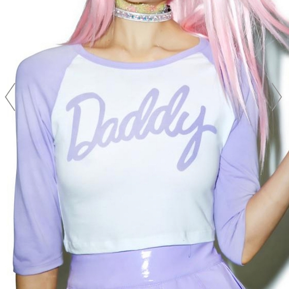 Dolls Kill: 24HRS Daddy Baseball Tee